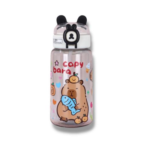 Пляшка КАПІБАРА, 600 мл, пластик з трубочкою, 25-64-MIX Пляшка КАПІБАРА, 600 мл, пластик з трубочкою, 25-64-MIX