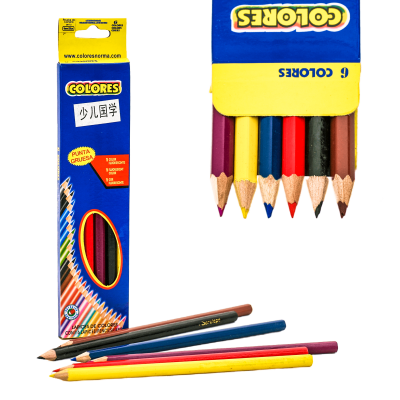 Набір кольорових олівців "Colores" 6 кольорів