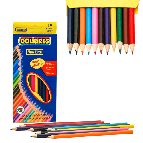 Набір кольорових олівців "Colores", 7-12 Набір кольорових олівців "Colores", 7-12