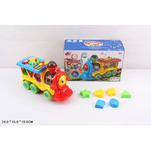 Паровозик муз. розв. арт. 3204 (48шт/2) світ., звук,короб. 24*15*10см, 3204-48 Паровозик муз. розв. арт. 3204 (48шт/2) світ., звук,короб. 24*15*10см, 3204-48