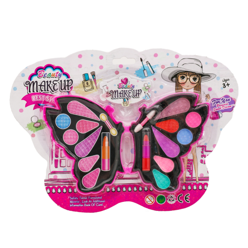 Косметика метелик, тіні, помада, пензлики, 357I-01 Косметика метелик, тіні, помада, пензлики, 357I-01