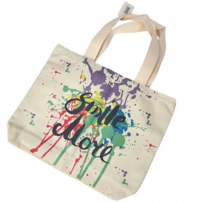 Шопер "SMILE MORE" БЕЖЕВИЙ 44х35х10см