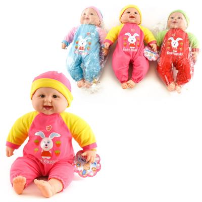 Лялька м'яконабивна, 44 см, 3 кол, в пакеті, 212B