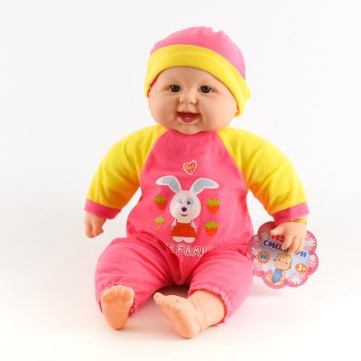 Лялька м'яконабивна, 44 см, 3 кол, в пакеті, 212B