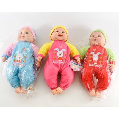 Лялька м'яконабивна, 44 см, 3 кол, в пакеті, 212B