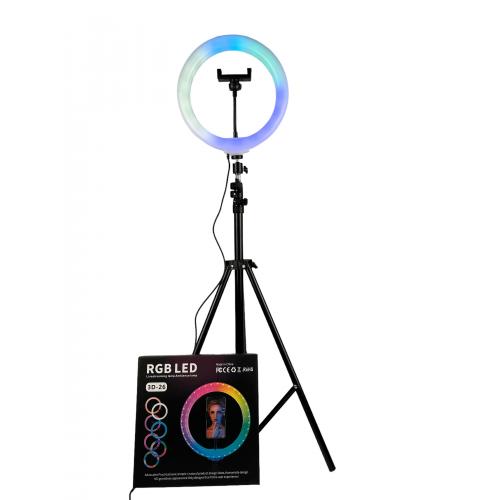 Лампа кільцева RGB, 3D 26