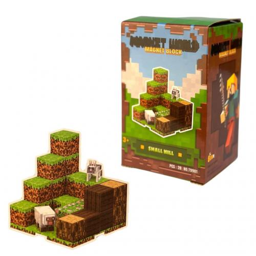 Магнітний конструктор Minecraft "SMALL HILL", 9901-T Магнітний конструктор Minecraft "SMALL HILL", 9901-T