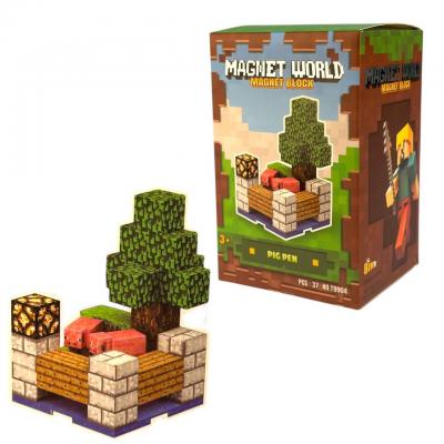 Магнітний конструктор Minecraft "PIG PEN"