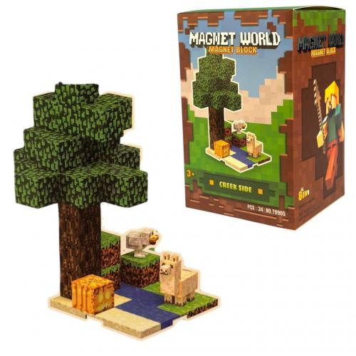 Магнітний конструктор Minecraft "GREEK SIDE", 9905-T