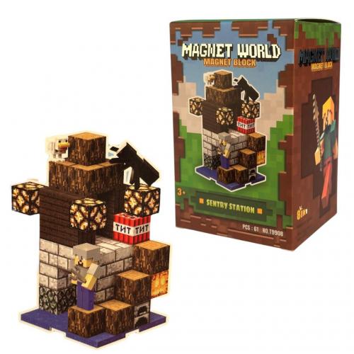 Магнітний конструктор Minecraft "SENTRY STATION", 9908-T