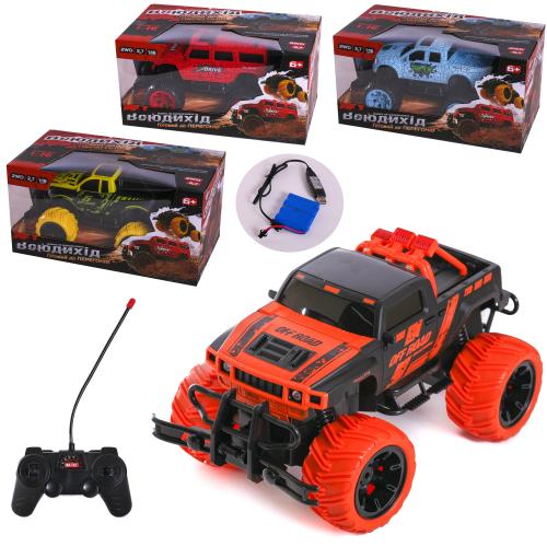 Джип, р/у, 4 вида, в кор-ке, M 3940 U