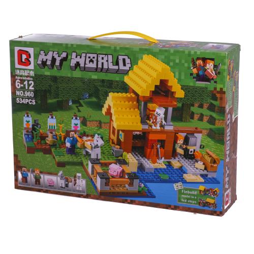 Конструктор Minecraft, 534 дет., в кор-ке (мал.), 960 Конструктор Minecraft, 534 дет., в кор-ке (мал.), 960