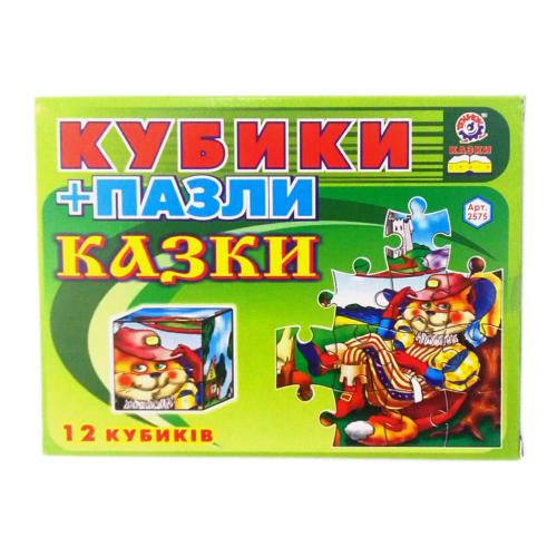 Настольная игра (кубики + пазлы), Техно 2575