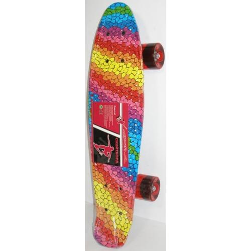 Скейт Пенни, микс цветов, в пакете, MS 0748-1