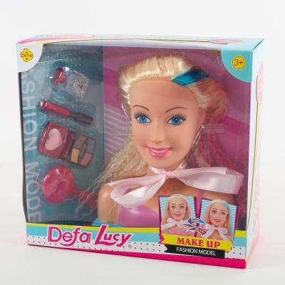 Кукла DEFA голова для причесок и макияжа, DEFA 8401