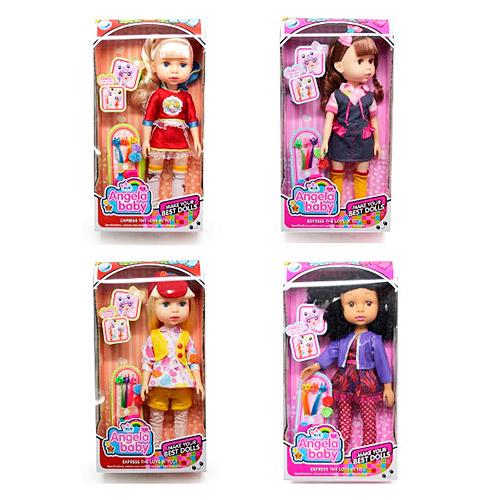 Лялька, 31 см, 4 види, в кор-ці, 1402N