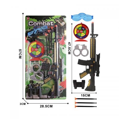 Зброя на планшеті, наручники, мішень, 3 снаряди на присосці, планш. 57*3*28,5см, 620-32