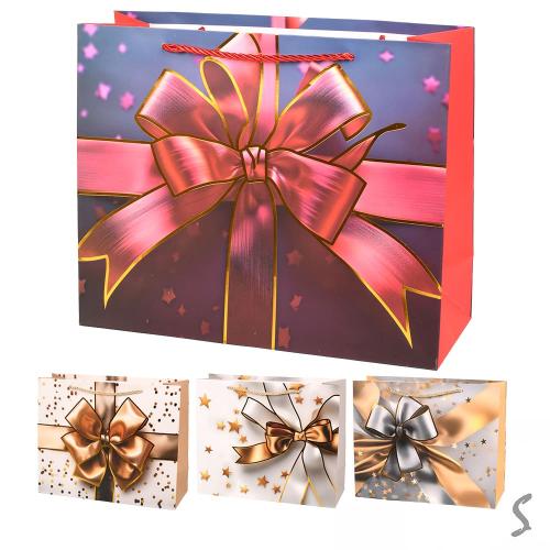 Пакет подарунковий паперовий L "Bow" 30*41.5*12 см, R99730-L