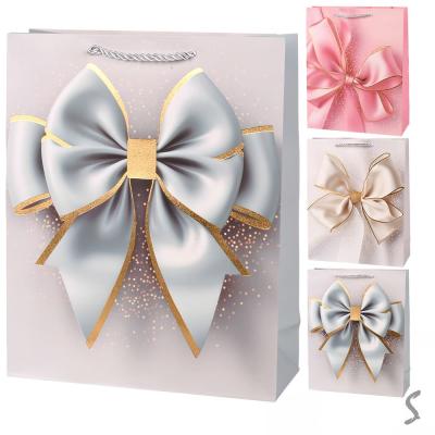 Пакет подарунковий паперовий L "Bow" 31*42*12 см