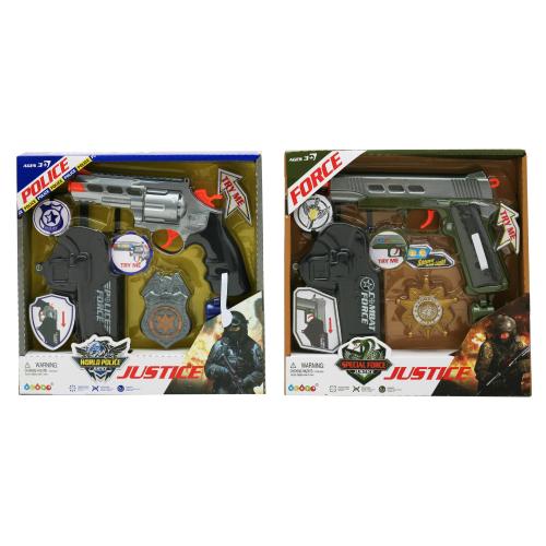 Набір зі зброєю пістолет, кобура, емблема, 34650-60