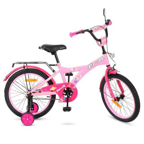 Велосипед PROF1 Original girl, 2 кол., 18д., розовый, в кор-ке, T1861