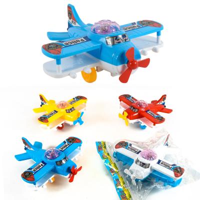 Заводной самолет, с подсветкой, 213