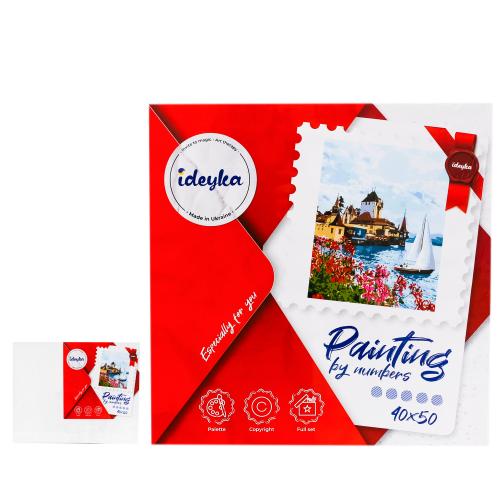 Набор для росписи по номерам "Яркая Швейцария", ID-KHO2758 Набор для росписи по номерам "Яркая Швейцария", ID-KHO2758