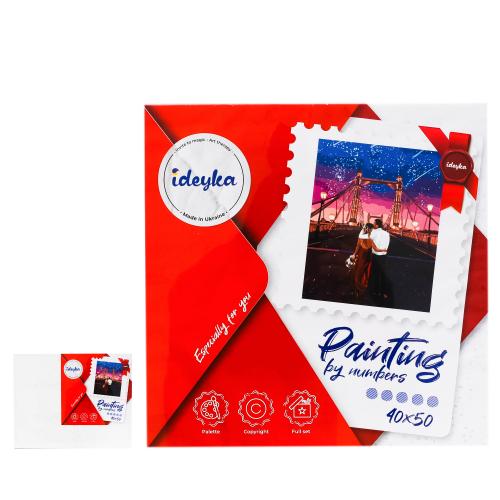 Набор для росписи по номерам "Город влюбленных", ID-KHO4663