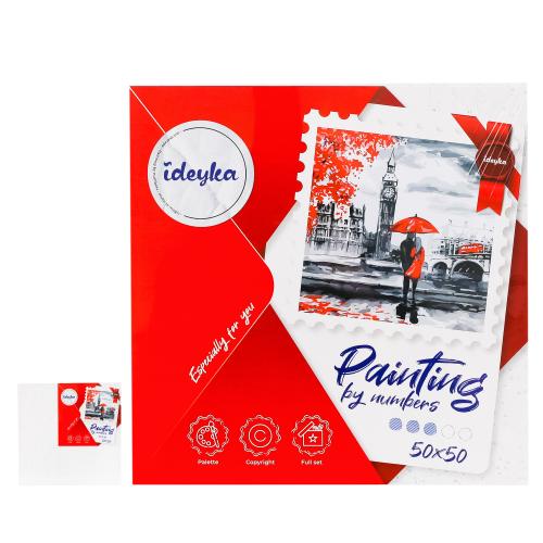 Набор для росписи по номерам "Улицами Лондона", ID-KHO4800 Набор для росписи по номерам "Улицами Лондона", ID-KHO4800