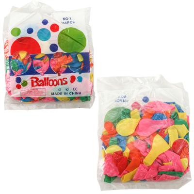 Шарики надувные, 144 шт., в пакете, NO1