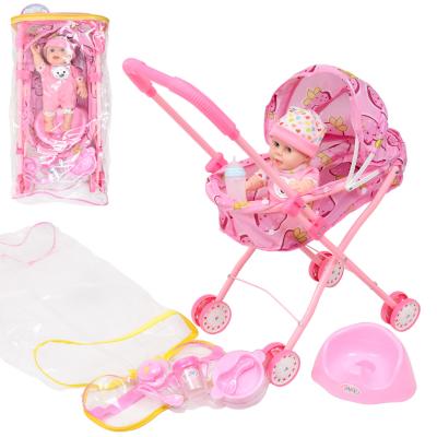 Пупс в зимней коляске, LA1211D Пупс в зимней коляске, LA1211D