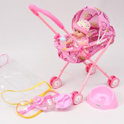 Пупс в зимней коляске, LA1211D