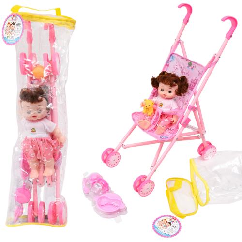 Лялька з візочком, LA1611D Лялька з візочком, LA1611D