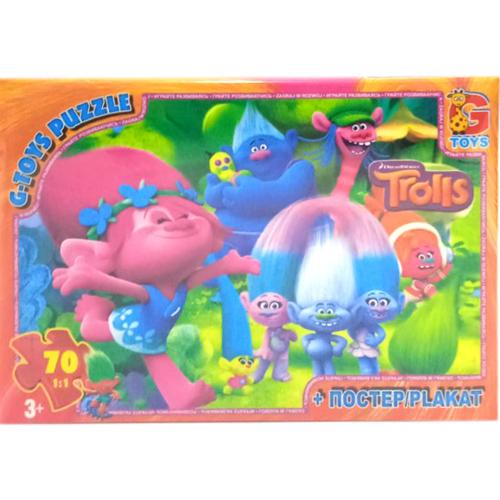 Пазлы из серии "Тролли", 70 элементов, GP-TR0071