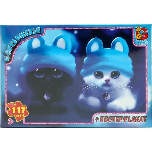 Пазлы из серии "Домашние любимцы", 117 элементов, GP-AN141