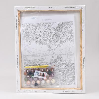 Набор для росписи по номерам "Воздушный рай", 40х50 см, ID-KHO4716