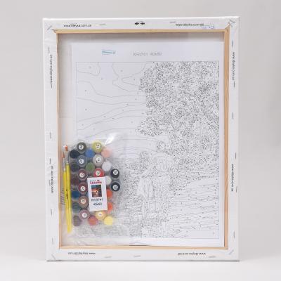 Набор для росписи по номерам "Романтика на побережье", 40х50 см, ID-KHO4741