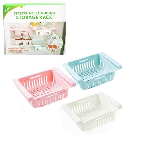 Розсувний підвісний стелаж-органайзер для зберігання Stretchable Hanging Storage Rack, 20-28х16х6см, TV-50401