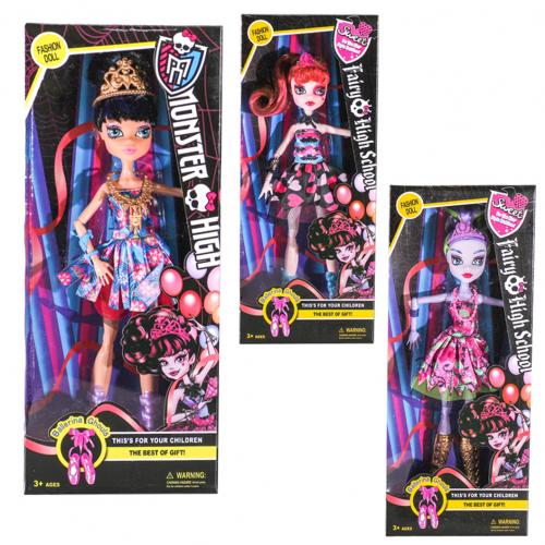 Кукла Monster High шарнирная, 3 вида, в кор-ке, DH2191