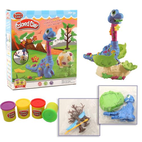 Платилін "Динозавр Colored Clay", MK 5063