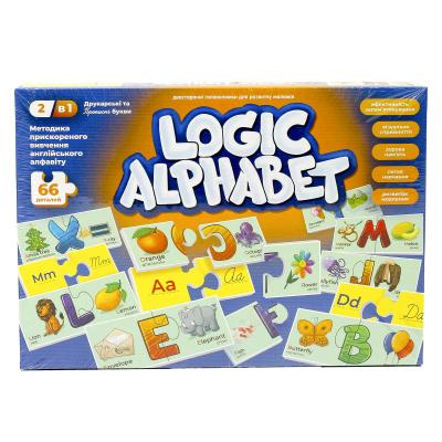 Розвиваюча гра для дітей "Logic Alphabet" 2 в 1