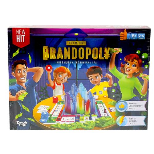 Настольная развлекательная игра "Брендополія Premium", УКР, ДТ-БИ-07-89
