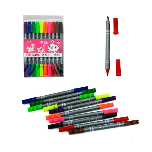 Фломастеры двухсторонние, 10 цветов, BBX 108-10 Фломастеры двухсторонние, 10 цветов, BBX 108-10