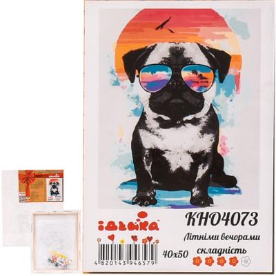 Набор для росписи по номерам "Летними вечерами", 40х50 см, ID-KHO4073