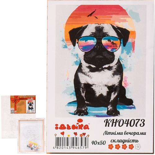 Набор для росписи по номерам "Летними вечерами", 40х50 см, ID-KHO4073