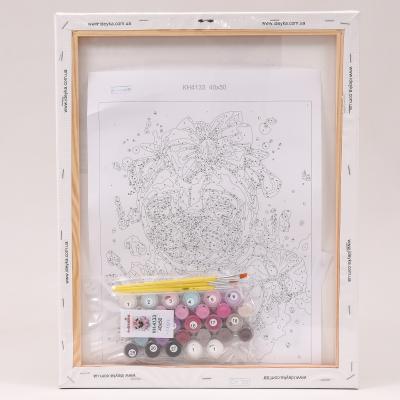 Набор для росписи по номерам "Домашняя любимица", 40х50 см, ID-KHO4133