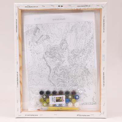 Набор для росписи по номерам "Загадочная бабочка", 40х50 см, ID-KHO4150