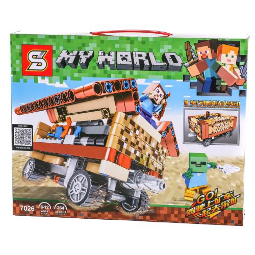 Конструктор SLUBAN, 264 дет., в кор-ке (мал.), SY7026