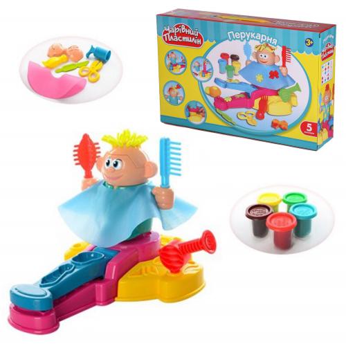 Набор пластилина "Парикмахерская", 5 цветов, в кор-ке, MK 0700