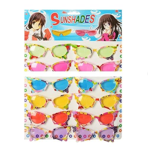 Очки солнцезащитные, микс видов, на листе, MK 0593